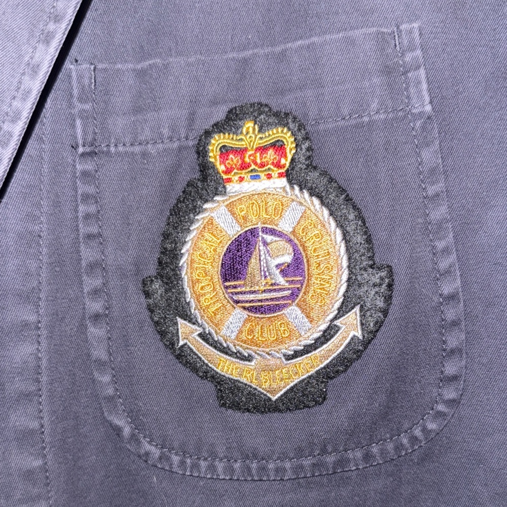 Vintage tropical polo cruising club blazer - Picture 3 of 7